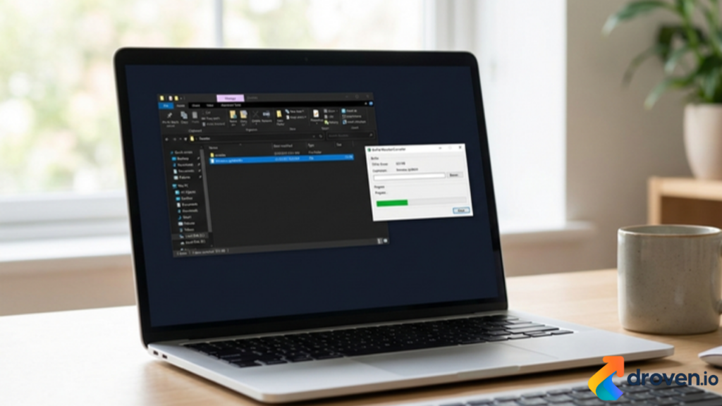 how to open bin file