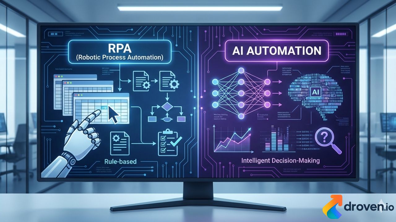 RPA vs AI Automation