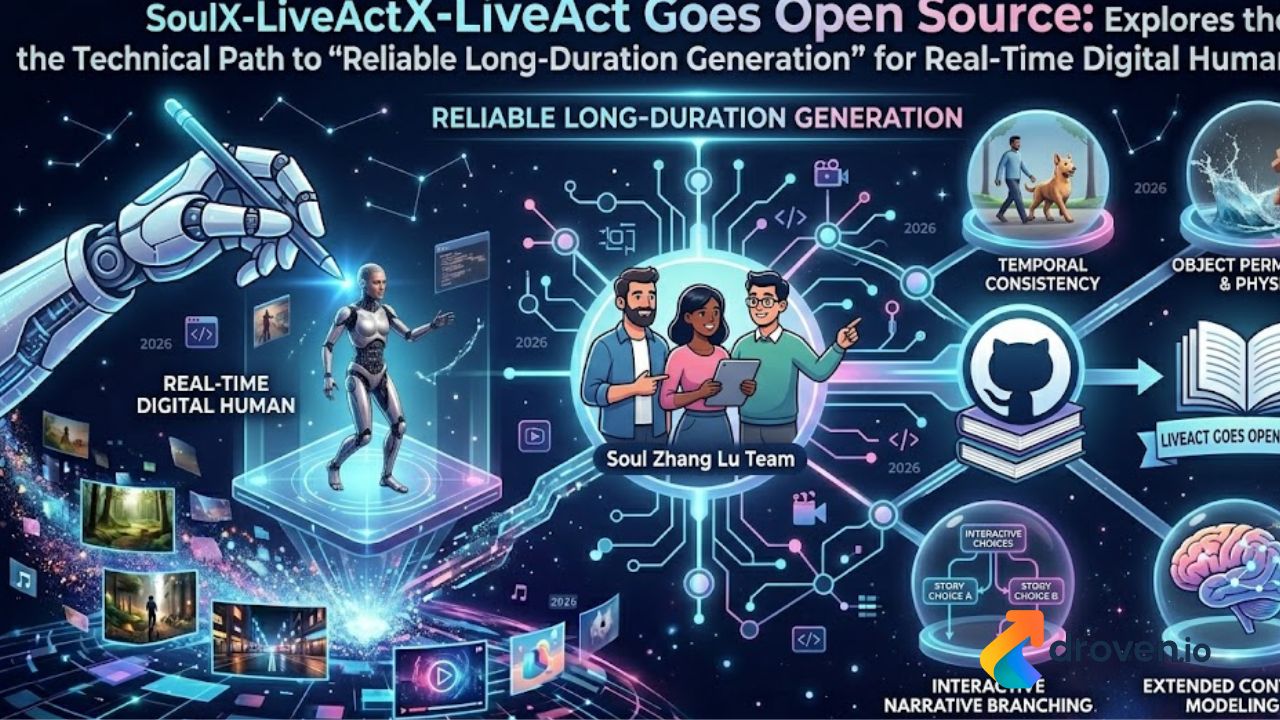 oulX-LiveAct Goes Open Source: Soul Zhang Lu Team Explores the Technical Path to “Reliable Long-Duration Generation” for Real-Time Digital Humans