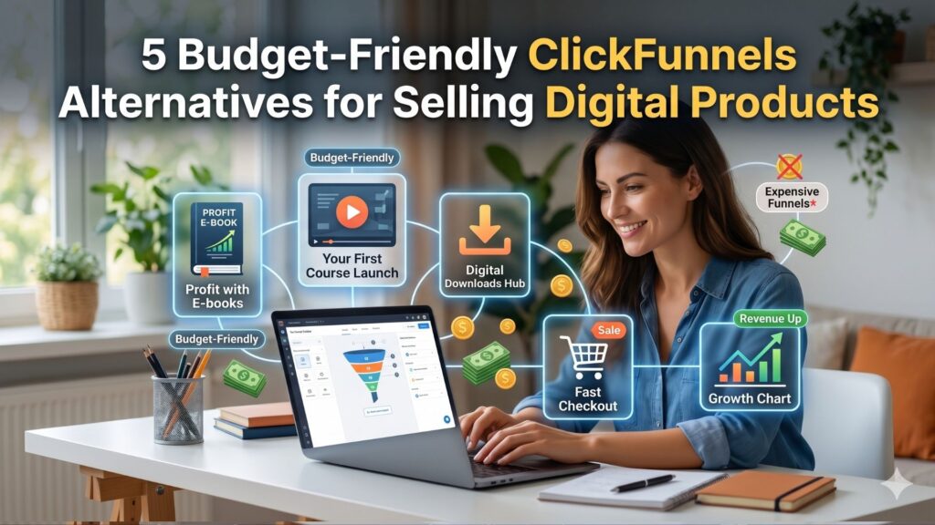 5 Budget-Friendly ClickFunnels Alternatives for Selling Digital Products