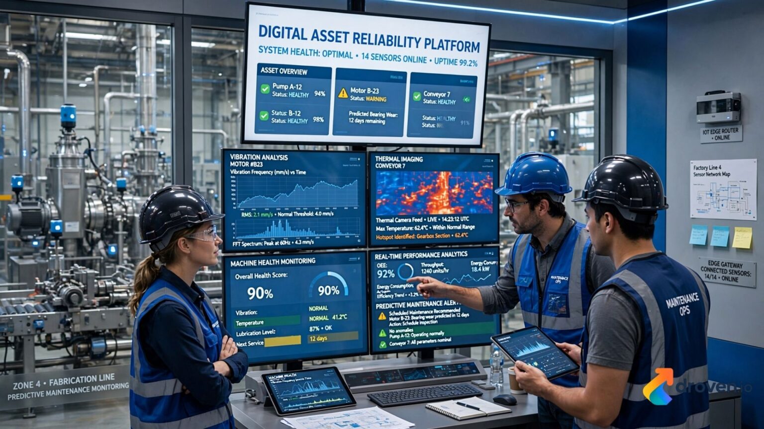 Reliability solutions by I-care supporting predictive maintenance, condition monitoring, and industrial asset reliability