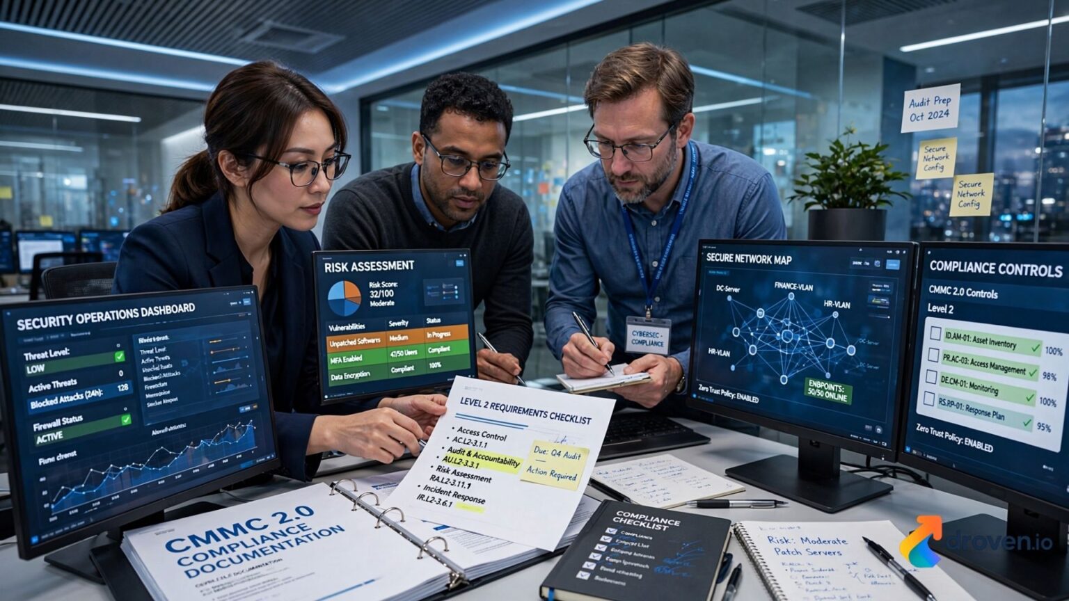 CMMC certification cost planning with cybersecurity compliance assessment and security documentation