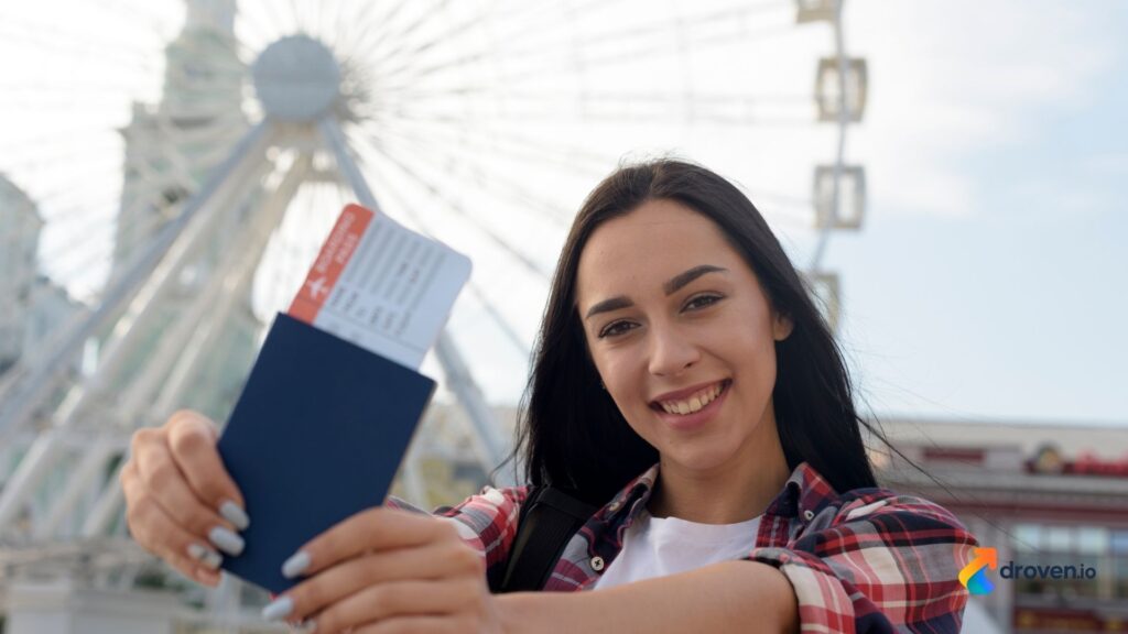 UAE Golden Visa residency documents with the Dubai skyline i