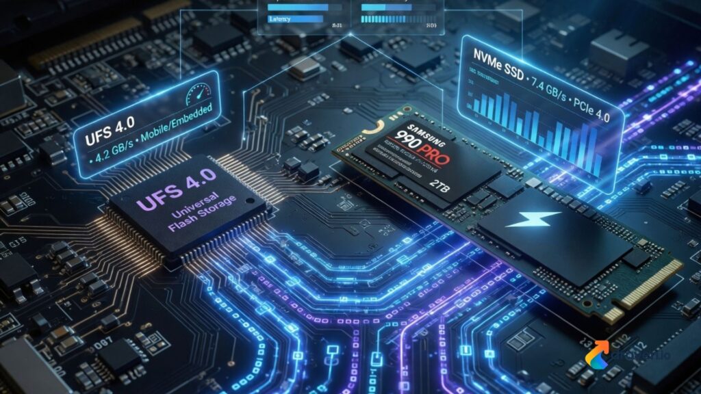 UFS vs SSD Storage