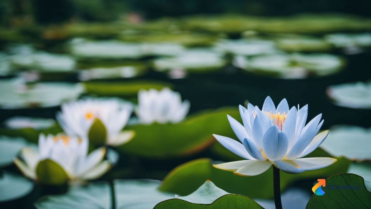 dried blue lotus flower