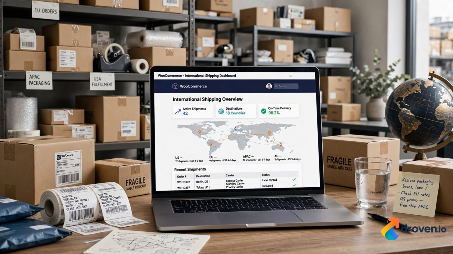 International Shipping WooCommerce setup for global eCommerce shipping and worldwide order fulfillment