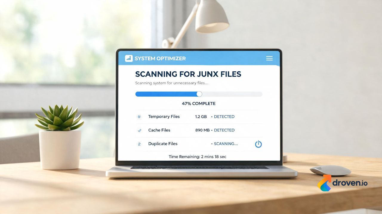 PC cleaner optimization dashboard scanning