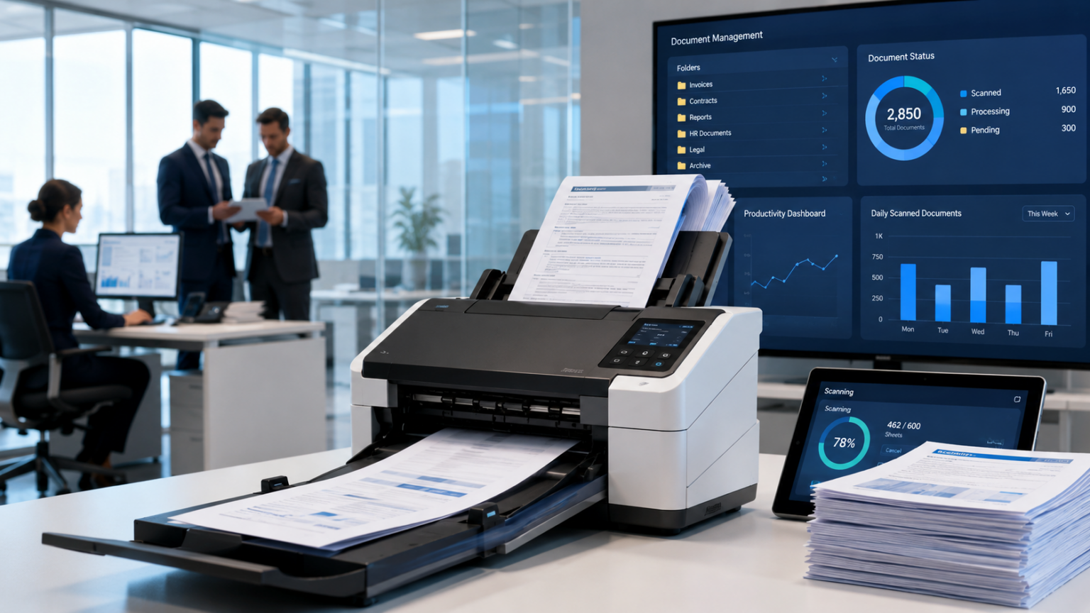 High Speed Scanner Automatic Document Feeder
