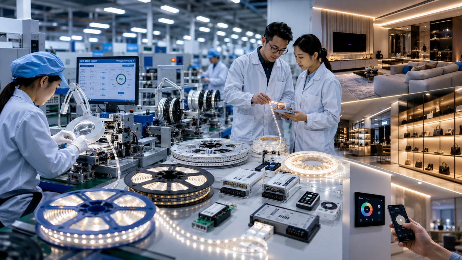 Custom LED strip lights supplier