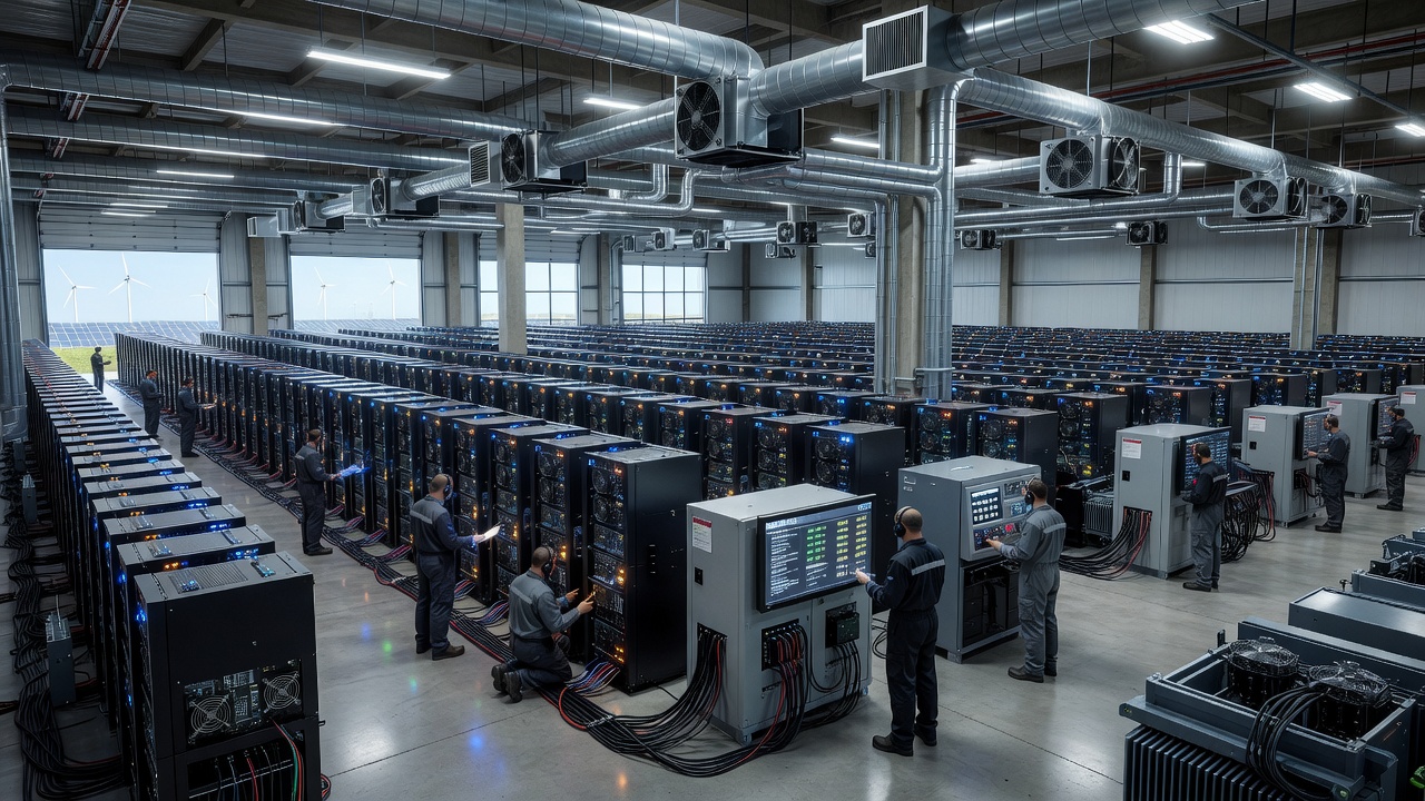 Inside a Texas Bitcoin Mine