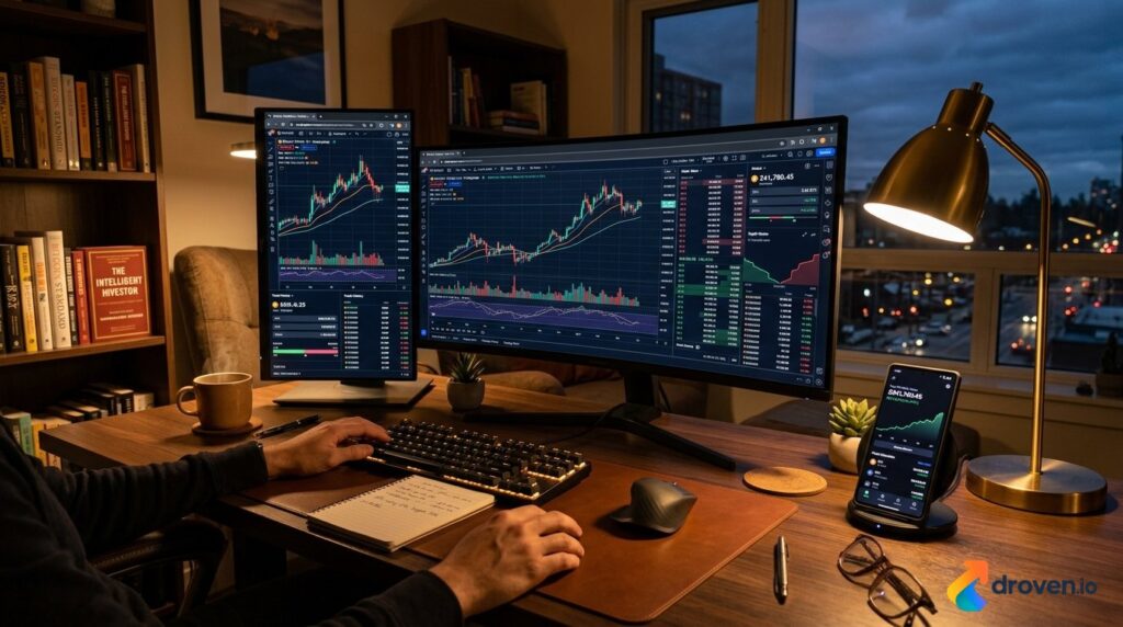 BitPesa Trade trading dashboard with Bitcoin charts
