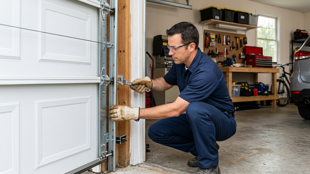 expert track repair for garage doors