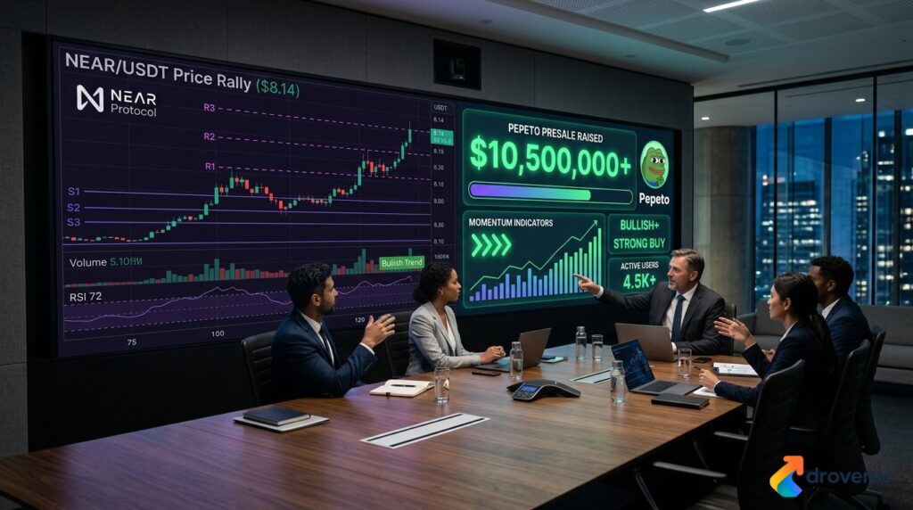 NEAR price outlook analysis dashboard showing technical chart