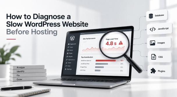 How to Diagnose a Slow WordPress Website Before Changing Your Hosting