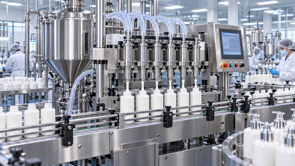 How a Lotion Filling Machine Improves Cosmetic Production