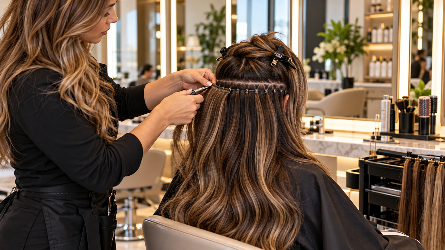 how many rows of extensions you need