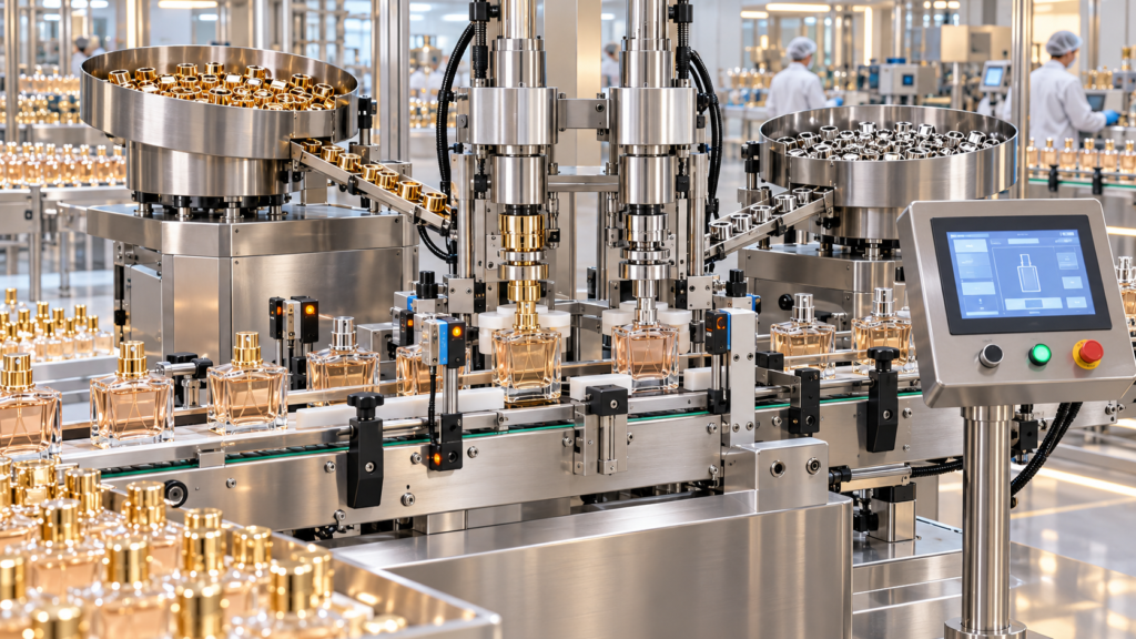 How a Perfume Bottle Crimping Machine Transforms Fragrance Packaging