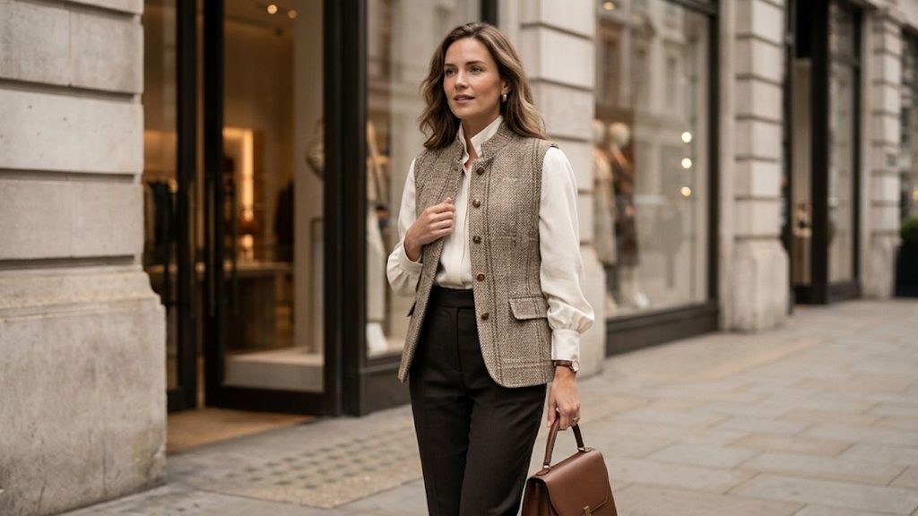 Womens Tweed Gilets